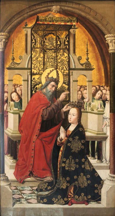 Crowning of the Virgin by Master of Santa Clara de Palencia
